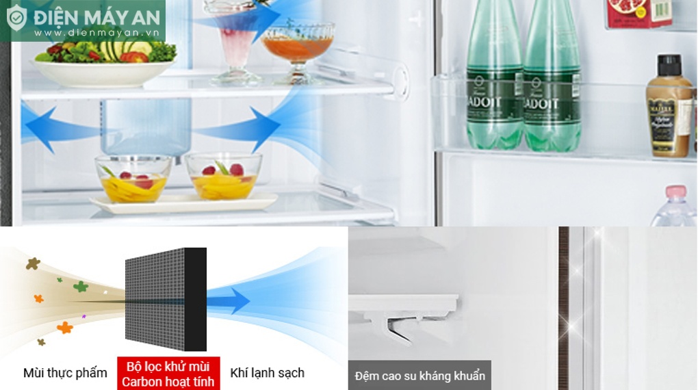 Tủ lạnh Mitsubishi Electric Inverter 450 lít MR-CGX56EP-GBK-V